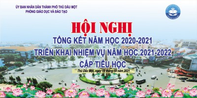 Hội nghị Tổng kết năm học 2020 - 2021, triển khai nhiệm vụ năm học 2021-2022 cấp tiểu học