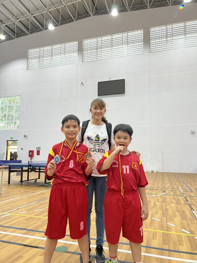 Đạt huy chương bạc và huy chương đồng môn bóng bàn tại giải thể thao học sinh tỉnh Bình Dương năm học 2021 - 2022