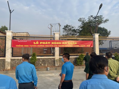 Tham gia Ngày ra quân Hội thi "Chung tay xây dựng tuyến đường kiểu mẫu, văn minh xanh, sạch, đẹp"