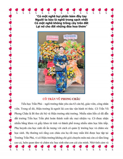 Nhà giáo tiêu biểu