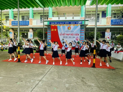 Tổ chức Lễ kết nạp Đội viên mới đợt 1