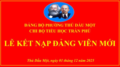LỄ KẾT NẠP ĐẢNG VIÊN MỚI
