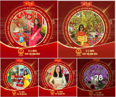 THAY KHUNG AVATAR CHÀO MỪNG BẦU CỬ ĐBQH KHÓA XVI VÀ ĐẠI BIỂU HĐND CÁC CẤP NHIỆM KỲ 2026-2031