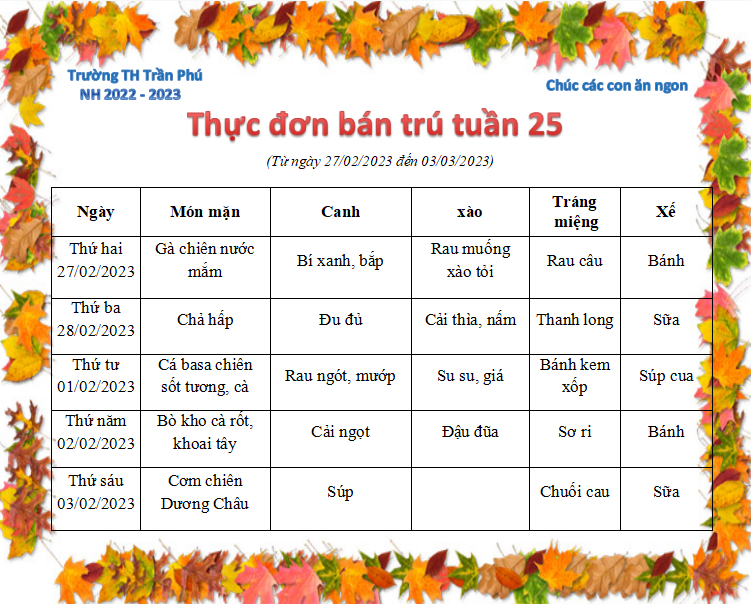 Tuần 25