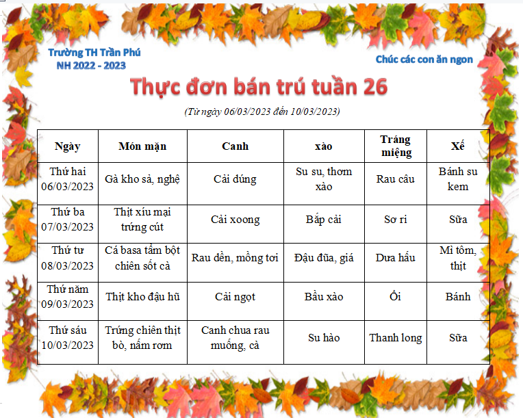 Tuần 26