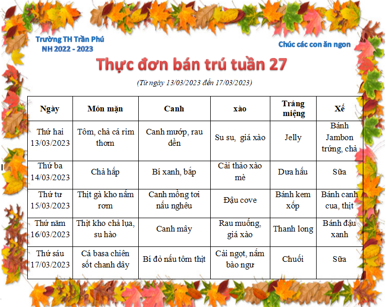 Tuần 27