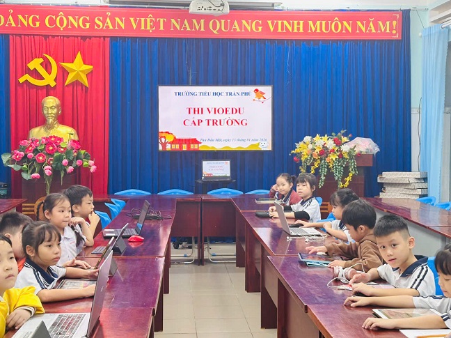 TỔ CHỨC THI VIOEDU CẤP TRƯỜNG