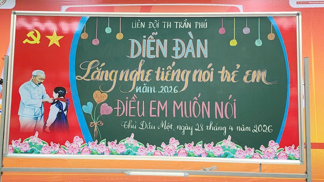 Tổ chức diễn đàn “Lắng nghe tiếng nói trẻ em” với chủ đề chương trình “Điều em muốn nói”